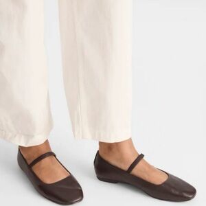 Madewell the Greta Coffee Bean Ballet Flats size 8.5